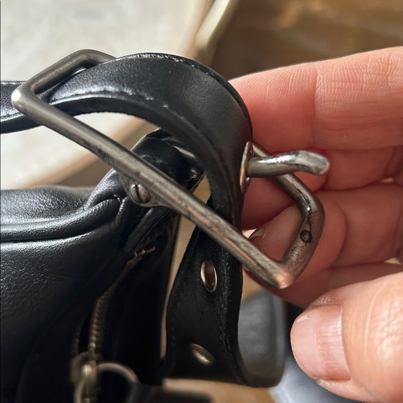 Vintage Coach 9342 soho zip hobo Shoulder Bag Black - Picture 4 of 10